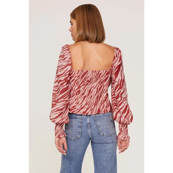 009 Slate and Willow Pink Zebra Top Size medium - Picture 3 of 3